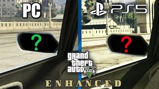 GTA 5 - PC Enhanced vs PS5 Graphics Comparison