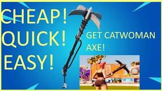 HOW TO GET THE CATWOMAN PICKAXE FOR CHEAP (0 INPUT DELAY)