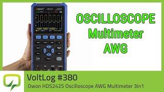 Owon HDS242S Oscilloscope AWG Multimeter 3in1 Review & Teardown | Voltlog 380