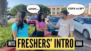 IIT Milani so BITS Pilani | Freshers' Intro 2023