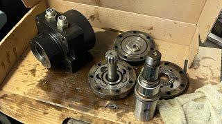 Diagnosing a leak in a hydraulic wheel motor