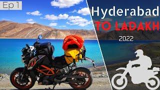 [Ep1] Ladakh Trip ki shuruaat | Starting an incredible road trip to Ladakh from Hyderabad