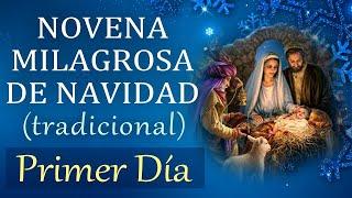 NOVENA MILAGROSA DE NAVIDAD ‍ DEL NIÑO JESÚS | CON MÚSICA DE CUERDA 🪕 | AGUINALDO | DÍA 1