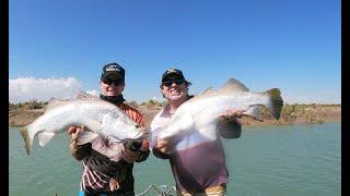 Barra fishing on the mighty Vic river NT