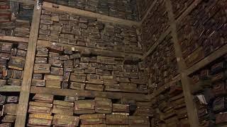 Tibetan Buddhist Library at Sakya Monastery in Tibet