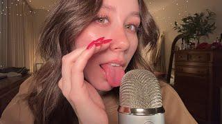 ASMR | Breathy Mouth Sounds and Hand Movements