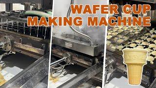 CE Wafer Cup Making Machine|Edible Cone Cup Making Machine|Flat Bottom Ice Cream Cone Machine