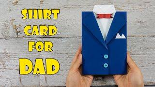 Shirt Card for DAD | DIY Father's Day Card | How to make Father's Day Card