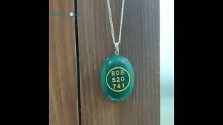 Green Aventurine Zibu Coin | Bellarosa Gems |Holistic Crystal Studio |Surat Gujarat