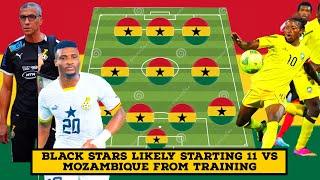 Ghana   Black Stars Surprising Starting 11 To Win & Score Goals Vs Mozambique, AFCON 2023, Kudus