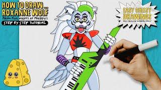 How to Draw ROXANNE WOLF  (Five Nights at Freddy's) | Easy Step-By-Step Drawing Tutorial