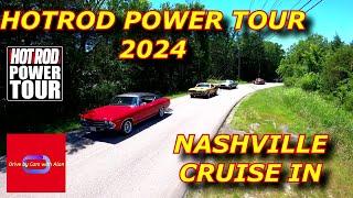 Hotrod Power Tour 2024 Nashville Cruise In. 2 miles of Cars!