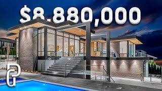 Inside a $8,880,000 MODERN Canadian home! | Propertygrams house Tour