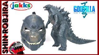 Jakks Pacific: Godzilla King of The Monsters - Giant 20cm Godzilla & Battle Mask | Double Review