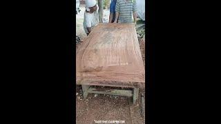 How A Carpenter Makes a Luxurious Wooden Dining Table Huge Solid Wood Hardwood I Akie The Carpenter