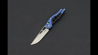 SRM folding knife 9225 - Fitted with the ambi lock on its skeletonized construction