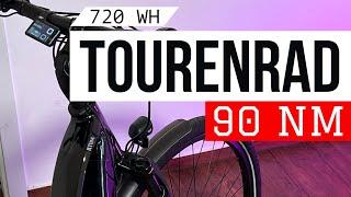 Hohe Reichweite : Bequemes Touren E-Bike BH  Diamant PRO | 720Wh und 90Nm Brose Motor