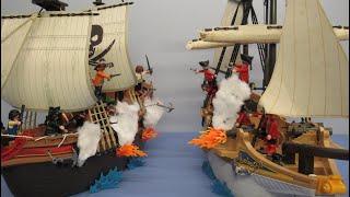 Pirates vs East India Company: The Hidden Treasure ! Playmobil Stop Motion