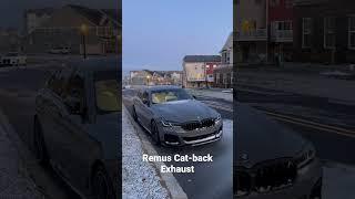 BMW M550i xDrive Cold Start - Remus Cat-back Exhaust