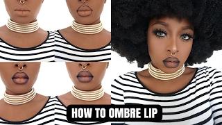 OMBRE LIP TUTORIAL FOR BEGINNERS (in 5 minutes)