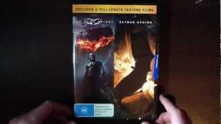Batman Begins and Dark Knight Unboxing DVD
