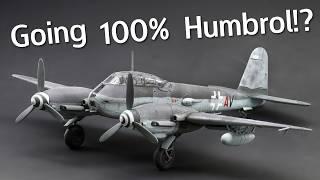 Built Using ONLY Humbrol Products? Airfix Me410A-1/U2 & U4 Model Kit in 1/72 Scale - Build & Review