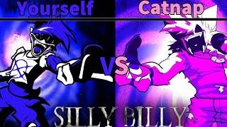 FNF Silly Billy Hit Single Mod [Yourself VS Catnap(Copycat)] Which one is the divine song!?どっちが神曲!?