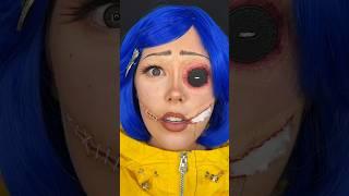 Coraline SFX Makeup! 🪡 #halloween #halloweenmakeup