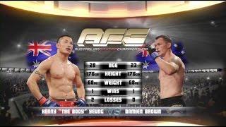 AFC 1 DAMIEN BROWN VS KENNY YEUNG