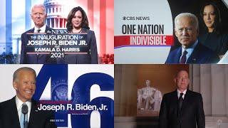 The Inauguration Day: Intros of Primetime Special on ABC, CBS & NBC