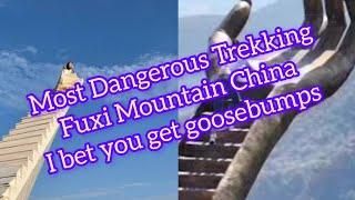 Stairs to Heaven Fuxi Mountain #china #trending #viral  @CMFamily_CulinaryGigglesTravel