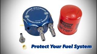 Sinister Diesel Upper Fuel Filter Conversion Kit For A 2015 Ford F350 6.7 Powerstroke