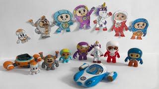 How to Draw and Colour The Go Jetters! Learn Colours With Go Jetter Toys! Kids Drawing Videos.