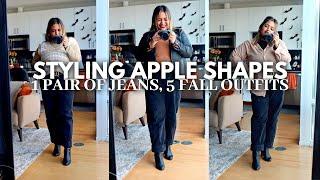 Plus Size Fall 2023 Outfits | Apple Shaped Body Fashion