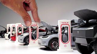 Unboxing Every Miniature Tesla Diecast Model 