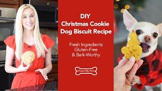 DIY Christmas Cookie Dog Biscuit Recipe | Proud Dog Mom