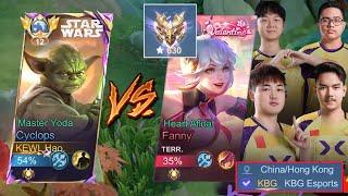 HAO VS KBG ESPORTS! | Top Global Cyclops Vs Pro Player Fanny Who will win?!(intense match)