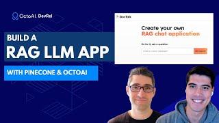 Building a RAG app |AWS Lambdas, Pinecone DBs, and OctoAI Endpoints Part 1