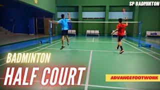 Badminton Half Court Footwork | Fast Footwork Workouts | SP Badminton