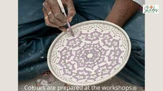 Jaipur's world famous Blue Pottery