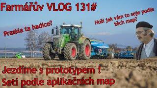 Farmářův VLOG 131# Setí s prototypem |  Setí podle aplikačních map