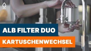 Alb Filter | Duo Trinkwasserfilter Wasserhahnfilter Kartuschenwechsel