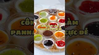 LẦN ĐẦU LÀM PANNA COTTA TẠI NHÀ QUÁ DỄ| Minn Cookie #minncookie #shorts #pannacotta #bepcuameonici