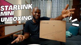 Starlink Mini Unboxing : Portable High Speed Internet In Kenya !!!