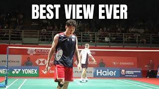 POV: Lee Zii Jia vs Viktor Axelsen in front of you