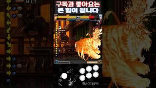 (킹오브)버그를 활용한 공중 콤보 함부로 뛰면 죽음