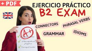 ¿Cuántas te sabes? ️ Examen de inglés B2 - Ejercicio + PDF con gramática, phrasal verbs y más!