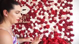 DIY Flower Background | Lesha's Makeup |