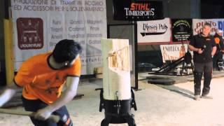 Mattia Baga @ Ardesio - Stihl Timbersports