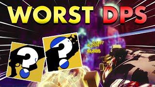 The WORST DPS Weapons In Destiny 2!! (Destiny 2 Into The Light)